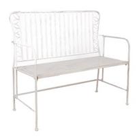 Suoliukas Home4you Jasmine, baltas, 103 cm x 50 cm x 93 cm