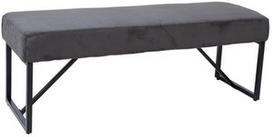 Prieškambario suoliukas Home4you Myla, tamsiai pilka, 110 cm x 36 cm x 42 cm