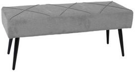 Prieškambario suoliukas Home4you Kelsi, smėlio, 100 cm x 36 cm x 43 cm