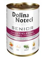 DOLINA NOTECI Premium Senior Bohatá na telecí, mrkev a tymián 400g