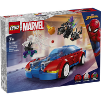 lego spider - LEGO® Marvel Žmogaus voro lenktyninis automobilis ir venomizuotas Žaliasis goblinas (76279) - 1 nuotrauka