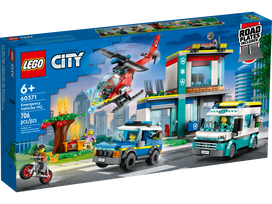 lego city - LEGO City Skubiosios pagalbos transporto priemonių būstinė 60371 - 8 nuotrauka