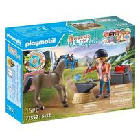 achilo - 71357 PLAYMOBIL® Horses Of Waterfall Farrier Ben and Achilles - 2 nuotrauka