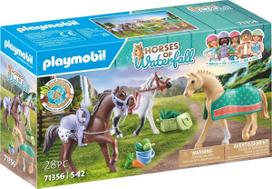 arkliai - Playmobil - Three Horses with Saddles (71356) - 1 nuotrauka