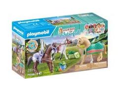 arkliai - Playmobil - Three Horses with Saddles (71356) - 2 nuotrauka