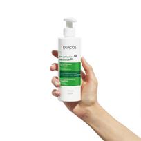 plauku sampunas - VICHY šampūnas nuo pleiskanų riebiai galvos odai DERCOS 390 ml - 3 nuotrauka