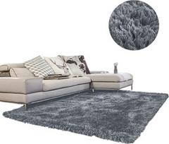 stradus - Kilimas Strado Shaggy, tamsiai pilka, 250 cm x 200 cm - 1 nuotrauka
