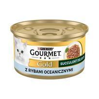 gourmet gold - PURINA Gourmet Gold Succulent Delights Ocean fish - wet cat food - 85g - 1 nuotrauka