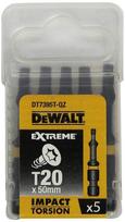 dewalt smuginiu galvuciu rinkinys - Smūginių sukimo antgalių rinkinys Dewalt Torsion (DT7395T-QZ), 5 vnt. - 2 nuotrauka