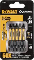 dewalt smuginiu galvuciu rinkinys - Smūginių sukimo antgalių rinkinys Dewalt Torsion (DT7395T-QZ), 5 vnt. - 3 nuotrauka