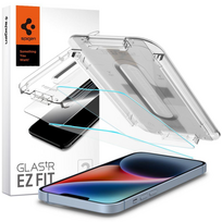16e spigen - Apple Tempered glass for iPhone 13 | 13 Pro | 14 with Spigen Glas.tR EZ FIT applicator (2 pcs.) - 3 nuotrauka