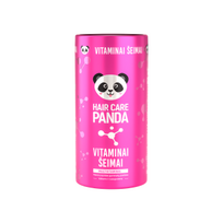 HAIR CARE PANDA VITAMINAI ŠEIMAI, 60 guminukų