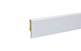 MDF grindjuostė KORNER MODENA 70 HG, 70 x 15,5 x 2400 mm, spl. blizgi balta, 501272