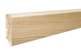 Medinė faneruota grindjuostė BARLINEK P6P, 60 x 15,5 x 2200 mm, spl. balintas ąžuolas, P6P01031A