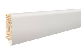 Medinė faneruota grindjuostė BARLINEK P6P, 60 x 15,5 x 2200 mm, spl. balta, P6P18101A