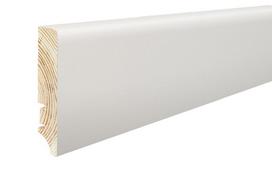 Medinė faneruota grindjuostė BARLINEK P78, 78 x 17 x 2200 mm, spl. balta, P7818101A