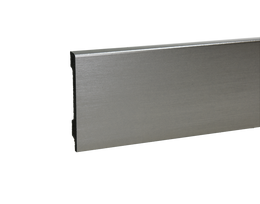 Grindjuostė KORNER VERONA Nr. 501707, 80 x 2400 mm, polivinilchloridas, spl. inox