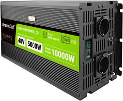 inverteris 1000w - Green Cell PowerInverter LCD 48V 5000W/10000W - 2 nuotrauka