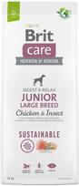 Brit Care Junior Large Breed Chicken & Insect, vištiena, 12 kg