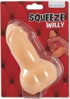 suvenyras penis - Orion Squeezee Willy Penis Stress Ball - 1 nuotrauka