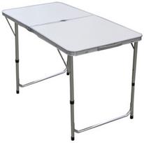Turistinis stalas Besk, pilkas, 120 cm x 60 cm x 70 cm