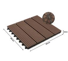 Terasinė plytelė WPC  Coffee C02, raštas 1 300x300x22mm