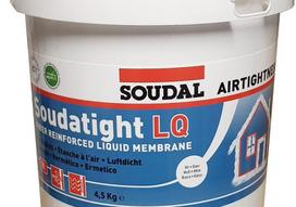 Garoizoliacinė mastika SOUDAL Soudatight LQ, balta spalva, 4,5 kg