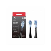 oclean galvutes - DANTŲ ŠEPETELIO ANTGALIAI Oclean UC02 B02, 2 vnt, Black - 1 nuotrauka