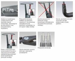 ziedams reples - Preciziškos replės išoriniams žiedams KNIPEX 4911A2 - 2 nuotrauka