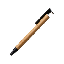 piestukas ekranui - Fixed Pen With Stylus and Stand 3 in 1,  Bamboo|FIXPEN-BA - 1 nuotrauka