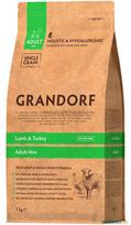 grandorf - Sausas šunų maistas Grandorf Mini Breeds Adult, ėriena/kalakutiena, 1 kg - 2 nuotrauka