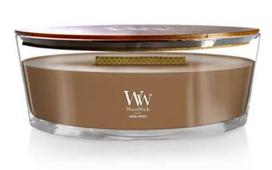 WoodWick Santal Myrrh aromatinė žvakė - 453,6 g.