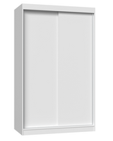 spinta 120 cm - Spinta Top E Shop IGA 120, balta, 120 cm x 61 cm x 200 cm - 2 nuotrauka