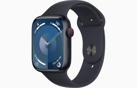 appl watch series 9 - Apple Watch Series 9 GPS + Cellular 45mm Midnight Aluminium Case with Midnight Sport Band - S/M MRMC3ET/A - 2 nuotrauka