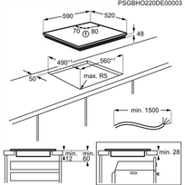 indukcine kaitlente electrolux - Electrolux LIB60420CK - 10 nuotrauka