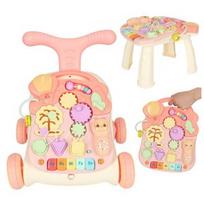paspiriamos masineles rozine - Vaikštynė Musical Stroller 3in1, 43 cm, šviesiai rožinė - 1 nuotrauka