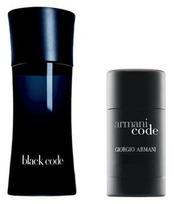 Giorgio Armani Black Code 75ml EDT + 75ml Deostick