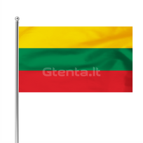 Lietuvos Respublikos vėliava 150 x 250 cm rišama prie stiebo