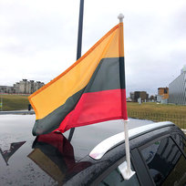 Lietuvos automobilinė vėliavėlė su koteliu