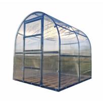 siltnamiai ermitazas - Arkinis šiltnamis KLASIKA SLIM 20 m2 su 4 mm danga - 1 nuotrauka