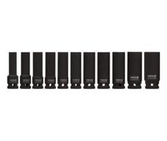 24mm raktas - Smūginių galvučių rinkinys 1/2" 10-24mm Yato (YT-1054), 11 vnt. - 1 nuotrauka