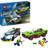 legajos - LEGO City Policijos automobilis ir galingo automobilio gaudynės 60415 - 2 nuotrauka