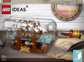 laivas butelyje - LEGO IDEAS Laivas butelyje 92177 - 1 nuotrauka