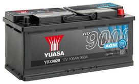 Akumuliatorius 105Ah 12V 950A Yuasa AGM YBX9020
