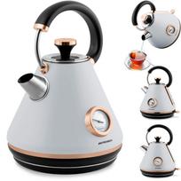 elektrinis virdulys su - Berdsen Elektrinis virdulys su termometru 1,7 l BD-701 - pilkas - 1 nuotrauka