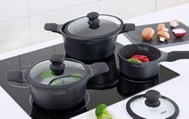 20 l puodai - VINZER Indukcinis puodas su dangčiu Ø20cm VNZ50427 - 3 nuotrauka