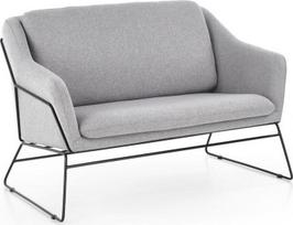 Fotelis Halmar FOTOTELIS / HL / GRENAA / Juodas + Pilkas / 125X77X83X45