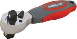 Proline CrV Reversive Wrench with Rubber Handle Double-Sided 1/2'' & 3/8''
