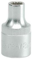 Yato YT-1270 1/2'' Bi-hexagonal Socket 8mm