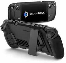 kompiuteris zaidimui - Dėklas Spigen THIN FIT 'PRO' STEAM DECK Juodas - 1 nuotrauka